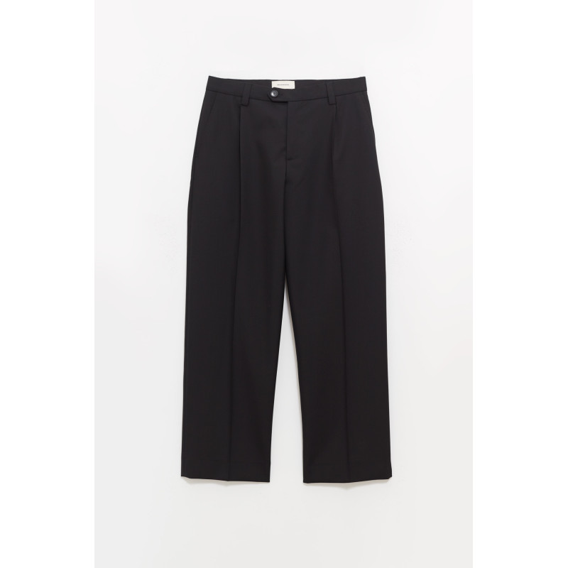 MFPEN BLACK TROPICAL WOOL SERVICE TROUSERS